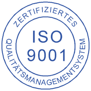 ISO 9001 zertifiziert